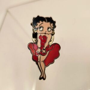 KFS Fleischer Betty Boop in Classic Marilyn Monroe Red Dress Lapel Pin- 2003